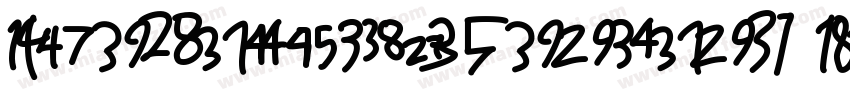 NumbersClaimcheck Re字体转换